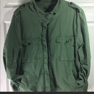 Torrid flight jacket (olive green)